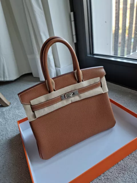 Buy Free Shipping Hermes Birkin 30 ○W engraved gold hardware handbag brown  ladies 30 brown from Japan - Buy authentic Plus exclusive items from Japan