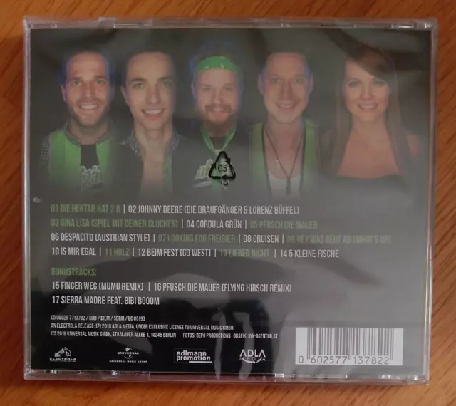 Die Draufgänger - #Hektarparty (CD Album) inkl. "Cordula Grün + Despacito" 3