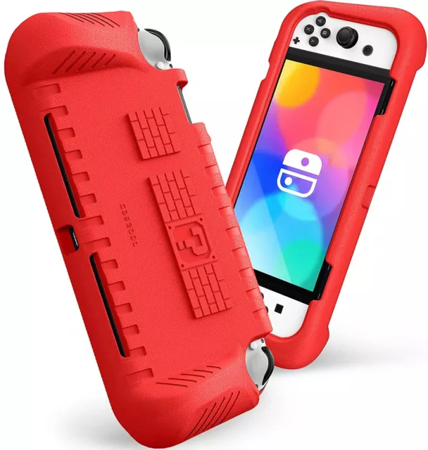 Kids Case for New Nintendo Switch OLED Model (2021) Shockproof Protective Cover