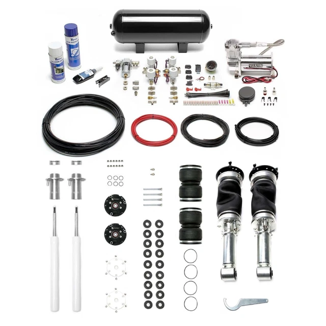 Ta technix Air Châssis Viair Compresseur Kit Noir pour BMW 3er Serie E21 45mm