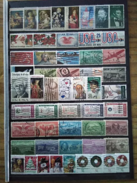 Lot De Timbres Etats Unis