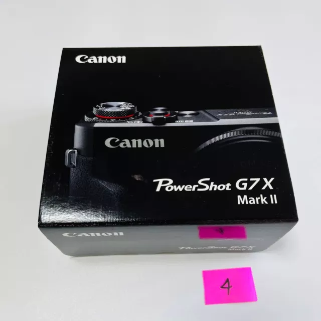 [Open Box,unused] CANON POWERSHOT G7X Mark II 2 Compact Digital Camera ship frst