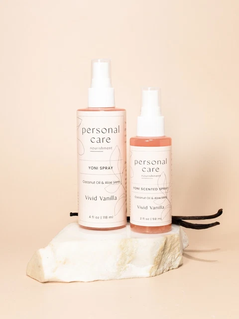 Desodorante en aerosol Vivid Vanilla YONI - perfumado y comestible