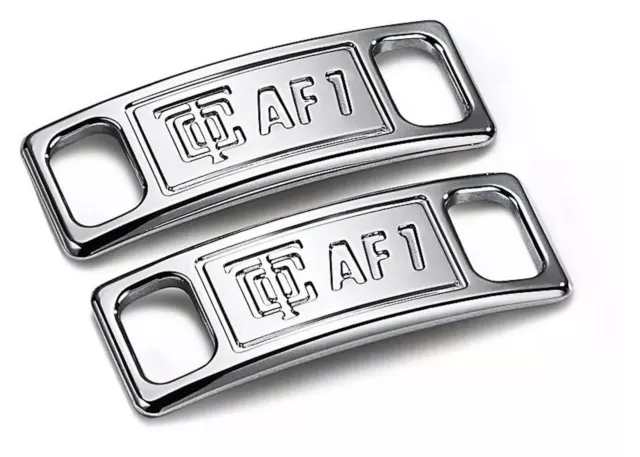 Tiffany & Co. x Nike Air Force 1 Dubrae Sterling Silver Set of 2 AF1 Lace Charm