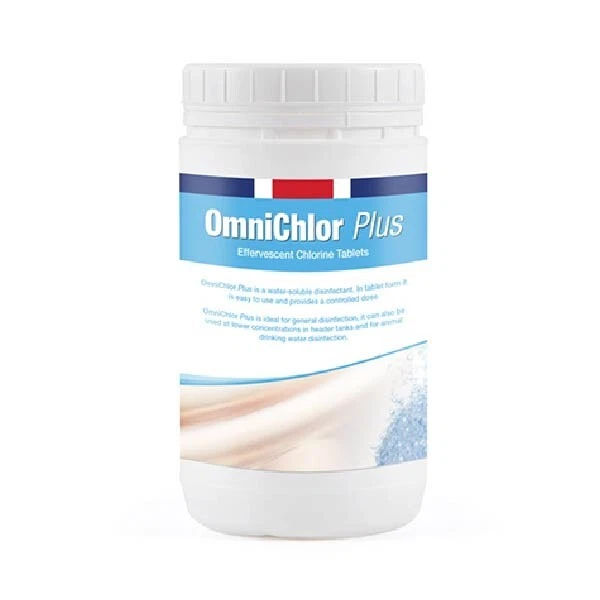 200 CHLORINE TABLETS OmniChlor Plus Livestock drinking water