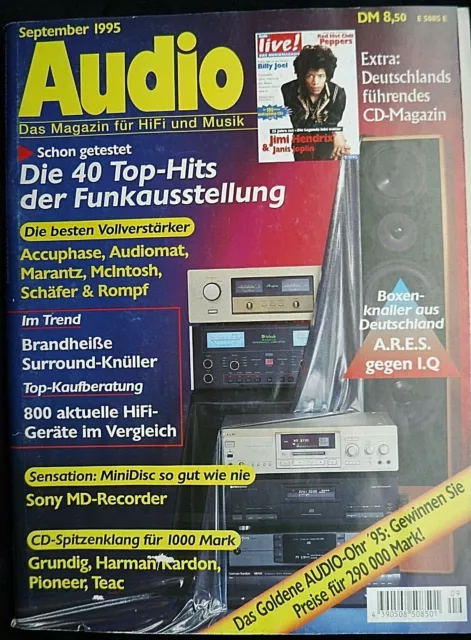 Audio 9/95,J.joblin,Jimi Hendrix,Grundig Cd 1000,Kardon Hd 7425,Pioneer Pd S 904