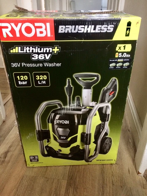 Ryobi 36v pressure shop washer