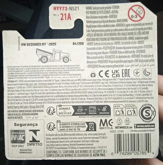 Hot Wheels 2025 - Modèle "Gotta Go" édition Netflix, Matchbox 1:64, Neuf, Boîte Collector Multicolore