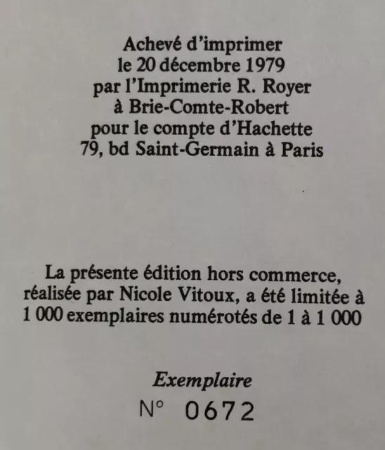 EO GEORGES PEREC Rezvani Chessex Freustié : Saisons Nouvelles 1979 Hors commerce 3