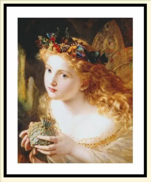 Sophie Anderson Kunstdruck SO IHRE FEEN Regenbogenkrone Schmetterling Mythologie