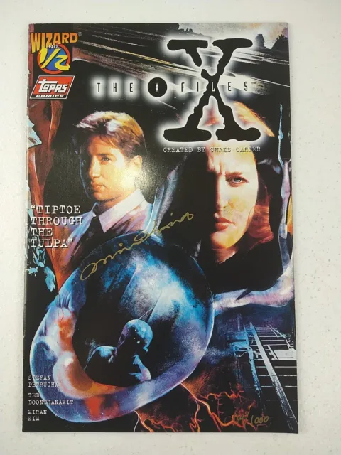 The X-Files #1/2 SIGNED by Artist Miran Kim (1996 Topps/Wizard) TV Comic