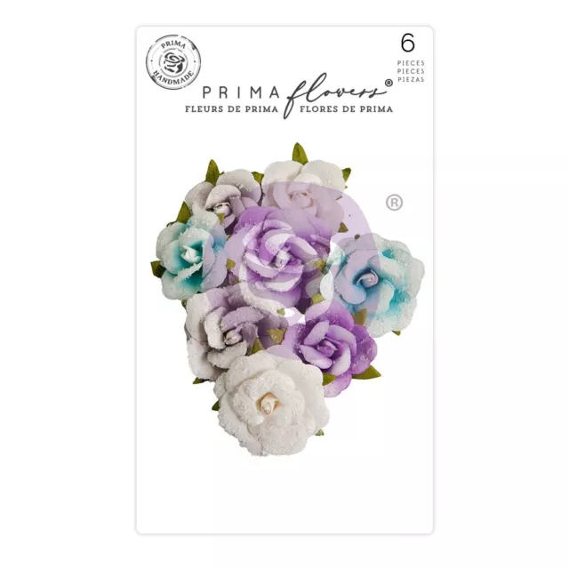 Prima Marketing Mulberry Paper Flowers-Sweet Surrender/Aquarelle Dreams