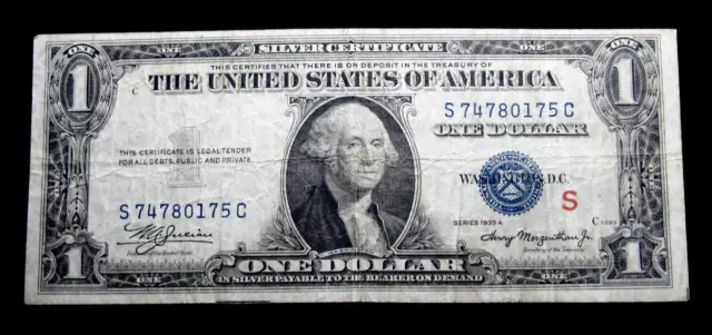 $1 1935-A Experimental US Silver Certificate Small Size   ---- #125