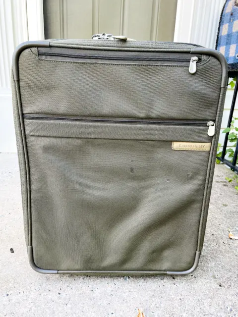 BRIGGS & RILEY Expandable Rolling Suitcase Luggage Wide Body 9.6lbs Travel