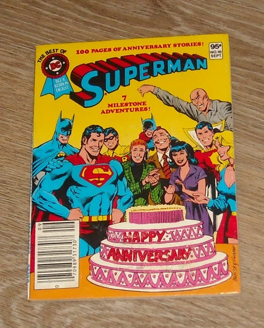 1981 The BEST of DC BLUE RIBBON DIGEST # 16 - SUPERMAN 7 MILESTONE ADVENTURES