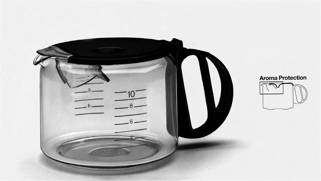 Braun Kaffeekanne BRSC010, Glaskaraffe mit klappbarem Kunststoffdeckel, Zubehör