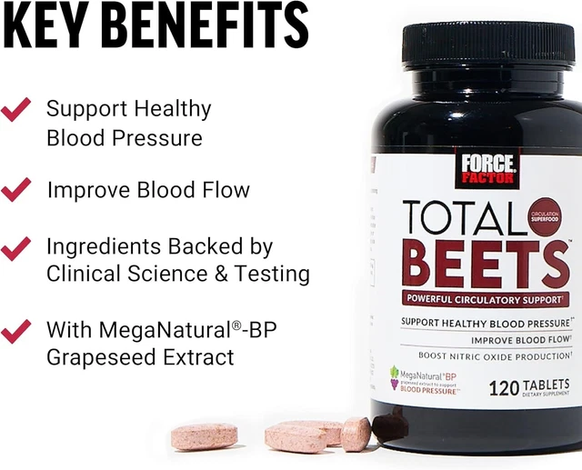 TOTAL BEETS BLOOD Pressure Support Supplement with Nitrates and