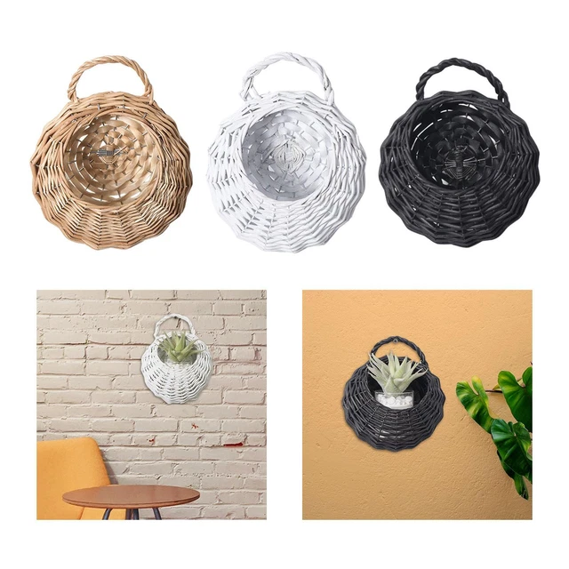 Panier Suspendu En Osier 14x6x8 Pouces, Mur De Pendaison De