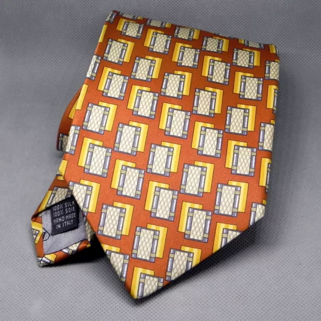 Valentino Men's  necktie 100% Silk Made in Italy