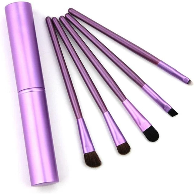 Pennelli per Trucco Occhi Professionali, 5 Pezzi Make up Kit Di Pennelli per Omb