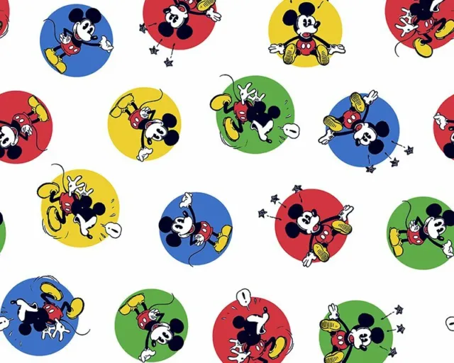 Disney Bolla Minnie Mouse 100% Cotone Tessuto Varie Disegni 9