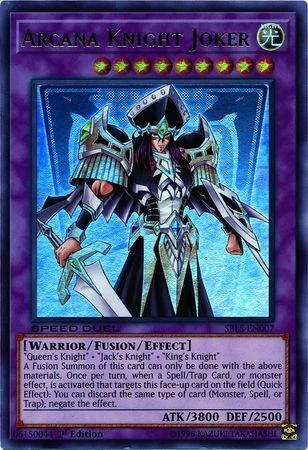 Arcana Knight Joker - SBLS-EN007 - Ultra Rare 1st Edition NM Speed Duel: