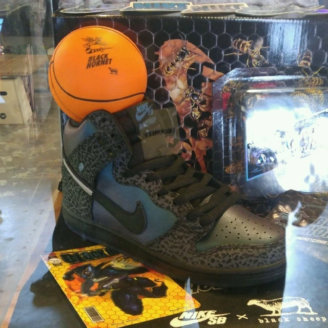 BLACK SHEEP X Nike SB Dunk High BLACK HORNET Special Deluxe