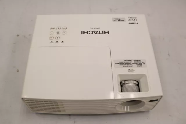 HITACHI CP-DX250 Portable Projector, White - M26 3