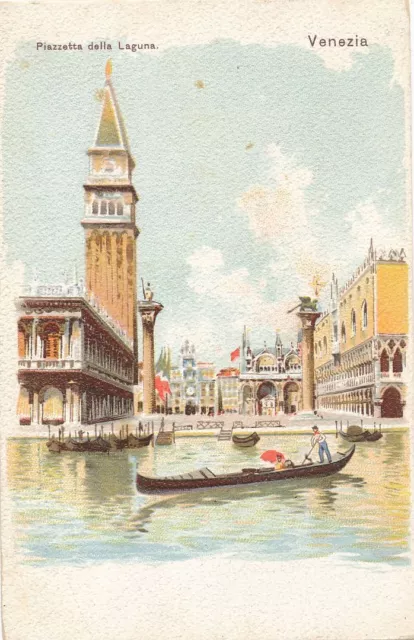 VENEZIA - Piazzetta Della Laguna Postcard - Venice - Italy - udb (pre 1908)