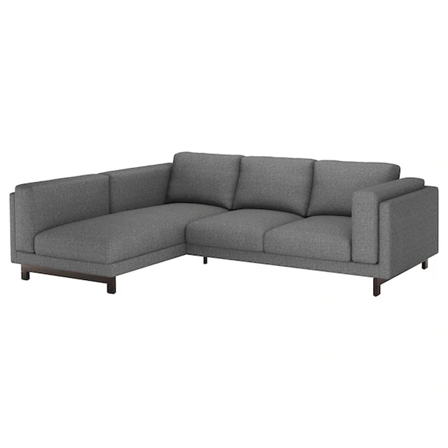 IKEA NOCKEBY 4 SEATER Sofa With Chaise 255.00 PicClick UK