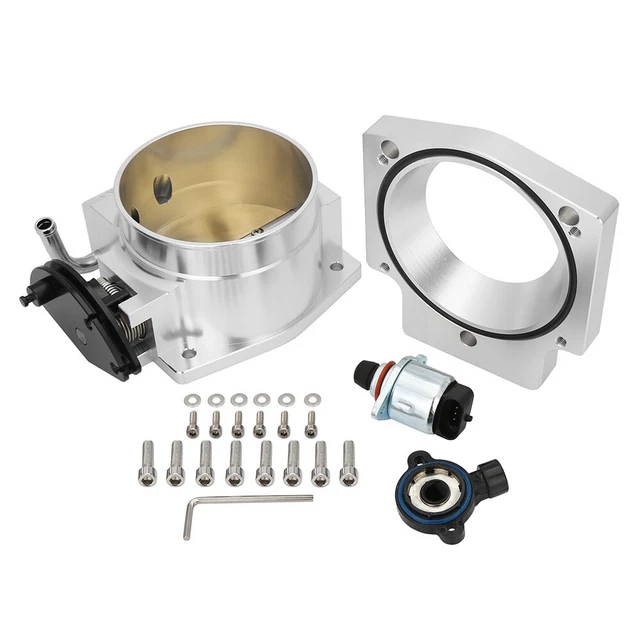 Idle Throttle Position Sensor 92mm Throttle Body With TPS & IAC - Aluminum Throttle For LSX LS1 LS2 Engines Performance Throttle Body For GM