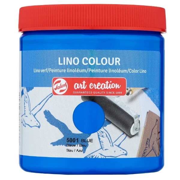 (35,80€/L) Linoleumfarbe Art Creation 5001 Blau Talens 250 ml Dose