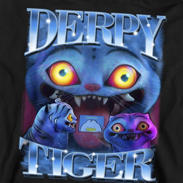 K-POP DEMON HUNTERS - Derpy Tiger Bootleg Unisex Sweatshirt £23.99 ...