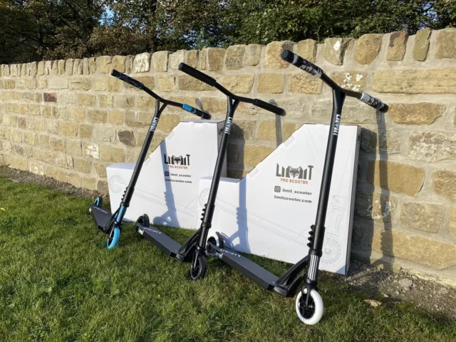 Limit Pro Stunt Scooter Black 600mm Bars to Suit 11-16 Year Olds High Quality