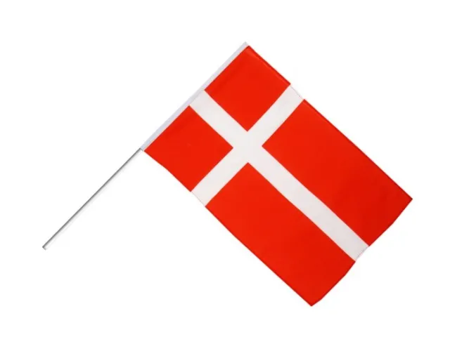 Stockflagge Stockfahne Dänemark 60x90cm Fahne Flagge mit Stock