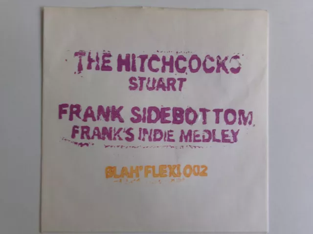 The Hitchcocks Frank Sidebottom Blah Blah Blah Flixi 002 One Sided Flexi Disc