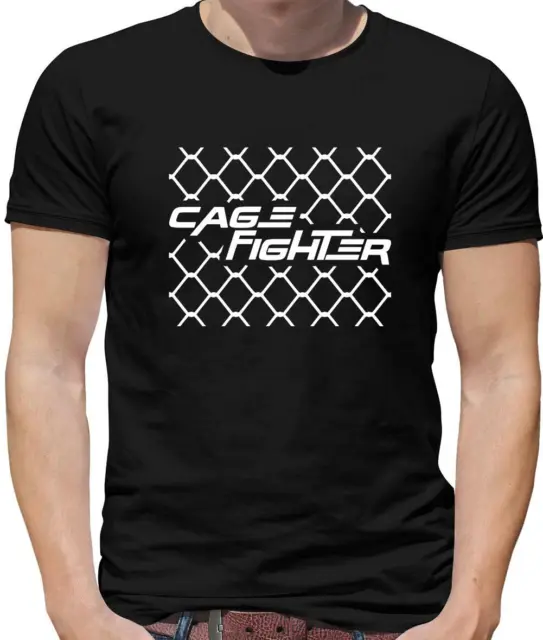 Cage Fighter Mens T-Shirt - Fighting - MMA - Mixed Martial Arts - Sports - Gift