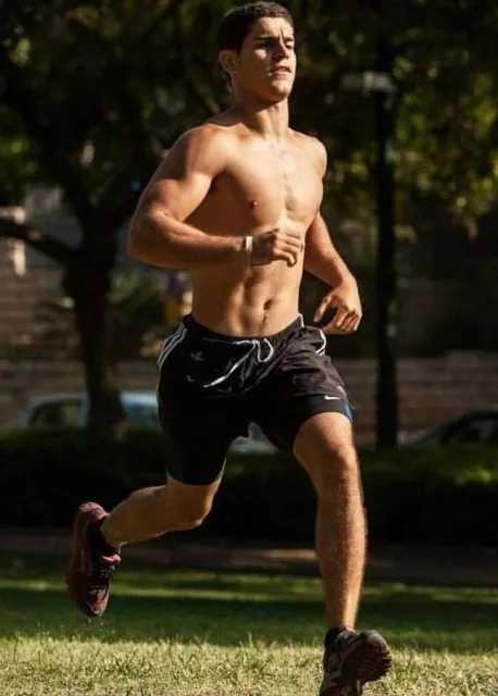 Shirtless Male Muscular Fit Athletic Jock Running Park Hunk Man Photo 4x6 G1751 3 99 Picclick