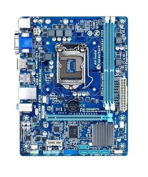 GIGABYTE GA-H61M-USB3H REV.1.0 Intel H61 Mainboard Micro ATX Sockel ...