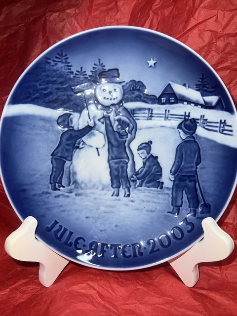 B & G Christmas Plate JULE AFTER Bing & Grondahl 2003