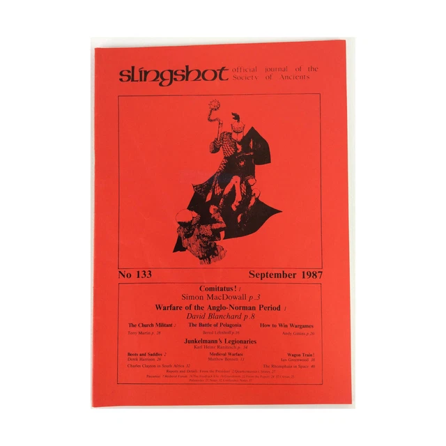 SOCIETY OF SLINGSHOT 133 "Warfare of the AngloNorman Period 10661181
