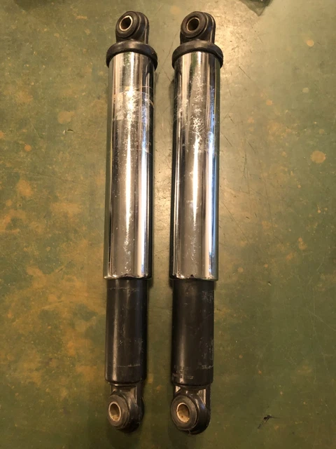 Ricambio Ciclomotori Ammortizzatori Maxtuned Universali Per Scooter E Ciclomotori - Set 2 Pezzi 320mm Nero Ammortizzatori 320mm