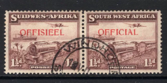 M20668 South West Africa/Namibia 1938 SGO17 - 1 1/2d purple brown