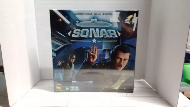 Sonar Submarine Combat Board Game NIB 2-4 players Ages 8 and Up Asmodee 2017