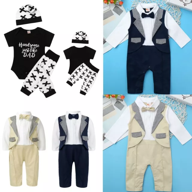 Abiti da gentiluomo neonati bambini neonati tuta compleanno abiti