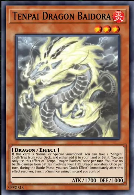 Yugioh! Tenpai Dragon Paidra 🐉 LEDE-EN016 Legacy of Destruction! PREORDER