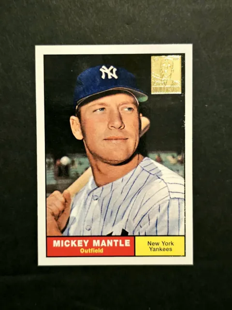Mickey Mantle #300 1996 Topps Finest Reprint Commemorative Set #11/19