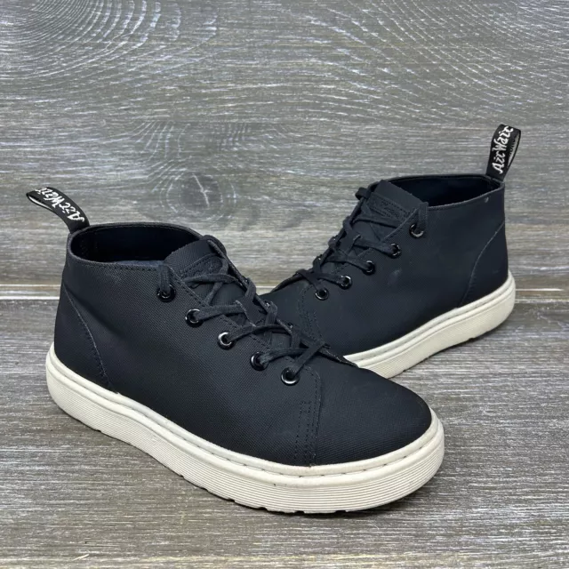 DR. MARTENS BAYNES Ankle Chukka Boots Shoes Black Cream White Womens ...