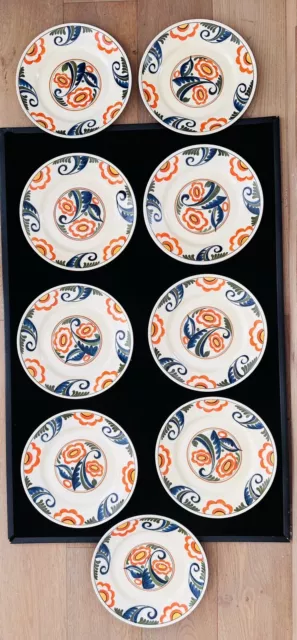 Antique 1920 F Winkle & Co - Whieldon Ware 27 Pieces Set 2