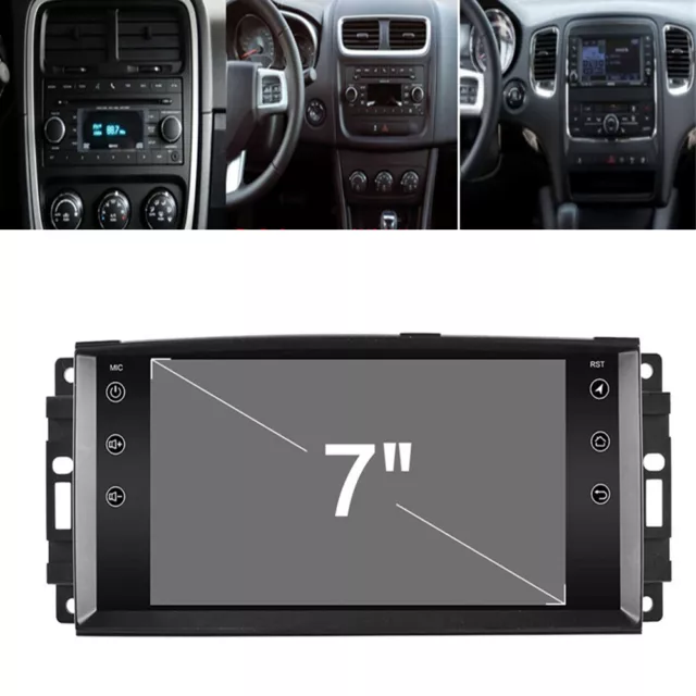 Radio estéreo Android 11 de 7"" 2+32 GB GPS para Jeep Chevrolet Chrysler Dodge Carplay